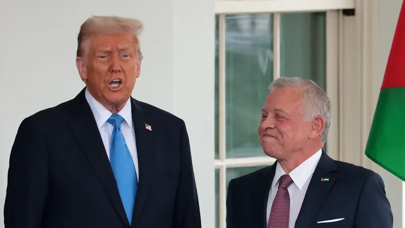 ترامب يؤكد على تهجير غزة.. والعاهل الأردني: “سأفعل الأفضل لبلادي”