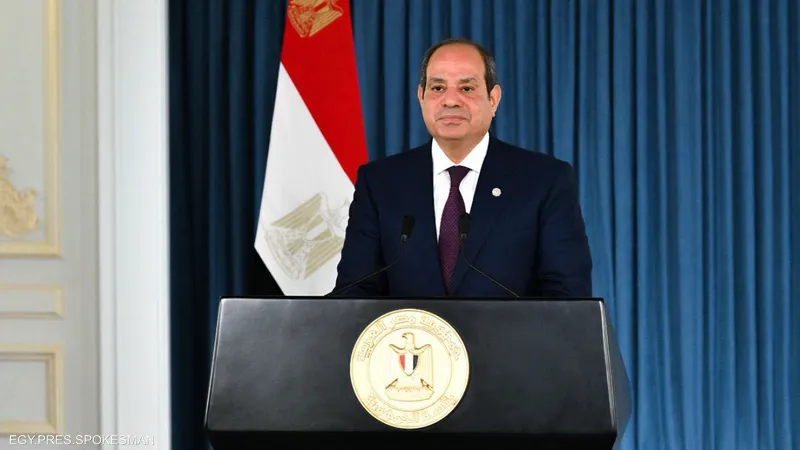 السيسي: لا سلام في المنطقة دون دولة فلسطينية على حدود 67