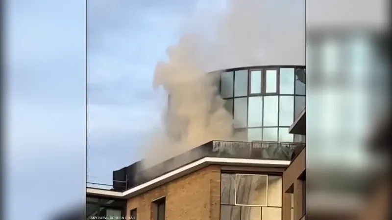 فيديو لحريق في لندن.. واستدعاء 100 من رجال الإطفاء