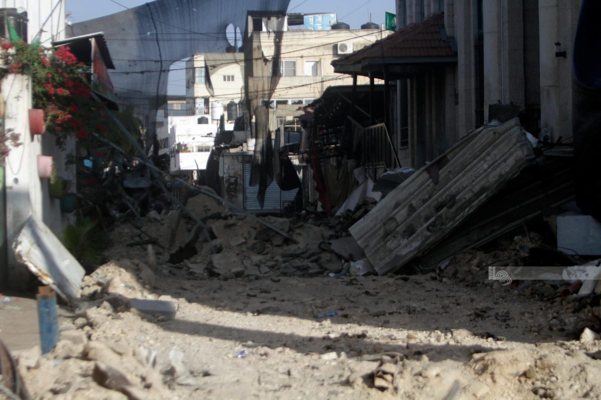 الاحتلال يواصل هدم منازل المواطنين في مخيم جنين