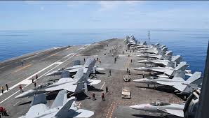 حاملة طائرات في طريقها للشرق الأوسط – وكالة مدار نيوز