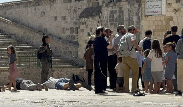 30 اقتحاما إسرائيليا للأقصى و91 منعا للأذان بالإبراهيمي في أبريل
