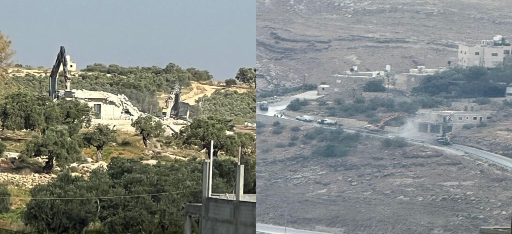 الاحتلال يهدم منزلين في شقبا غرب رام الله والسواحرة شرق القدس